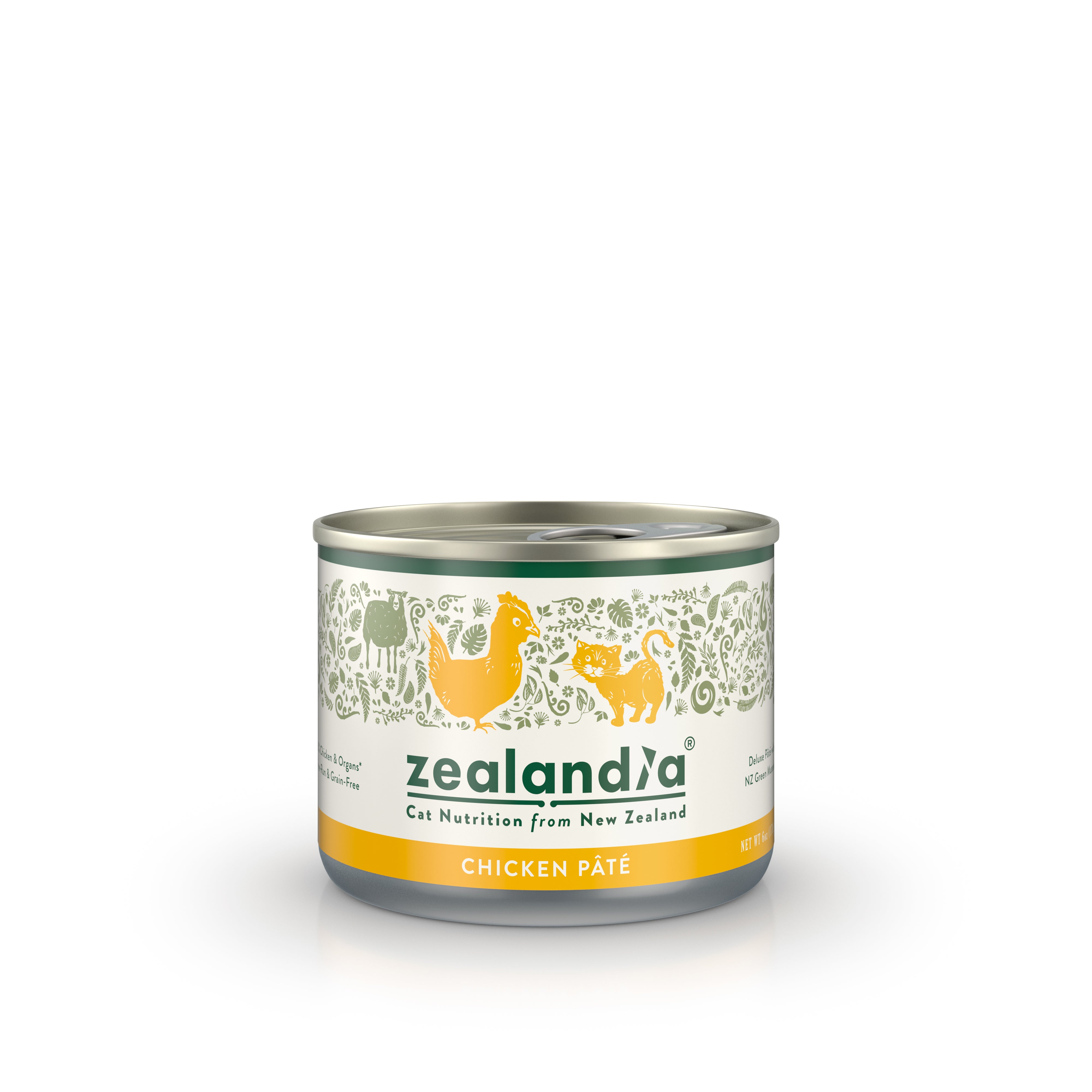 Zealandia Chicken Pâté Wet Cat Food (USA)