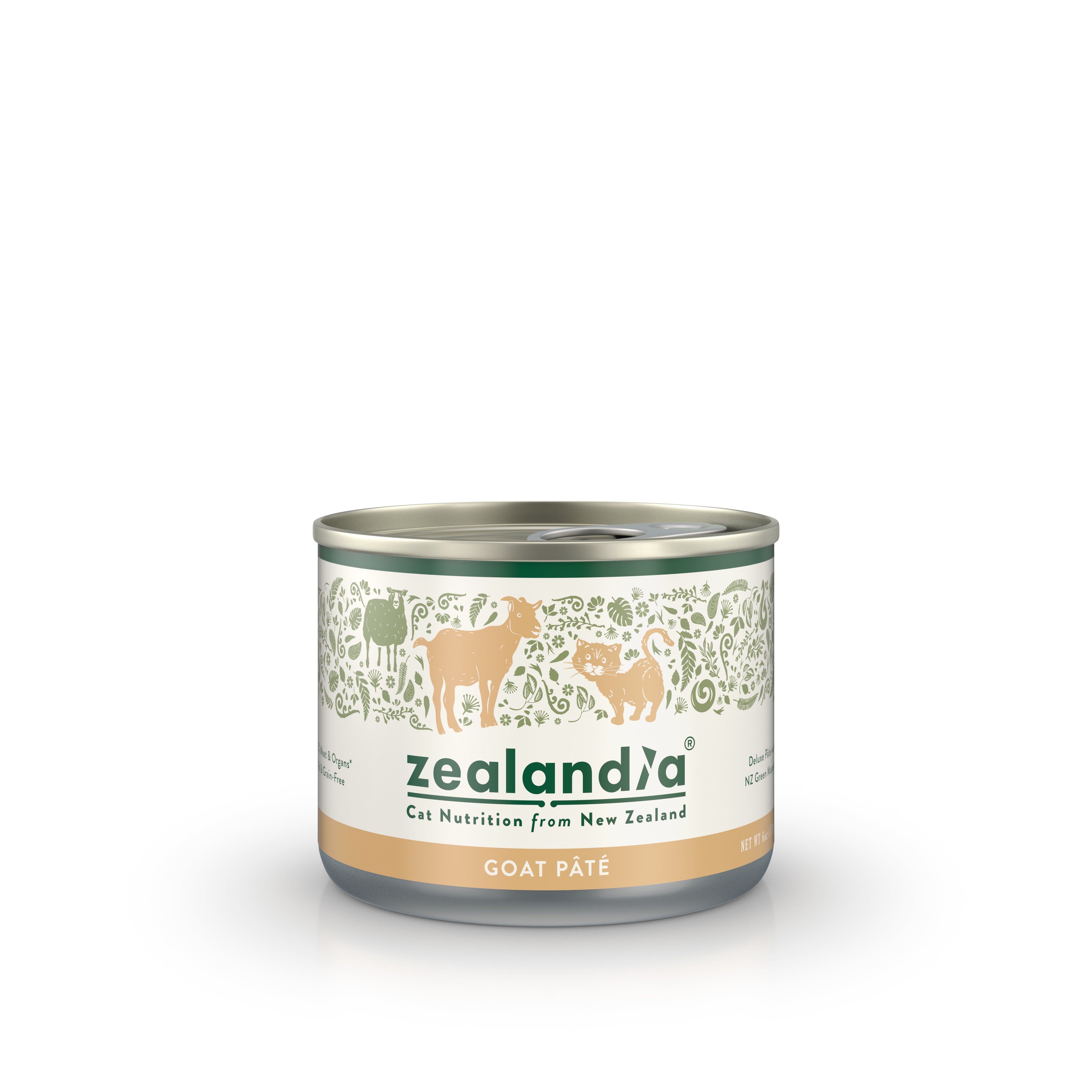 Zealandia Goat Pâté Wet Cat Food (USA) – Zealandia - Pet Nutrition