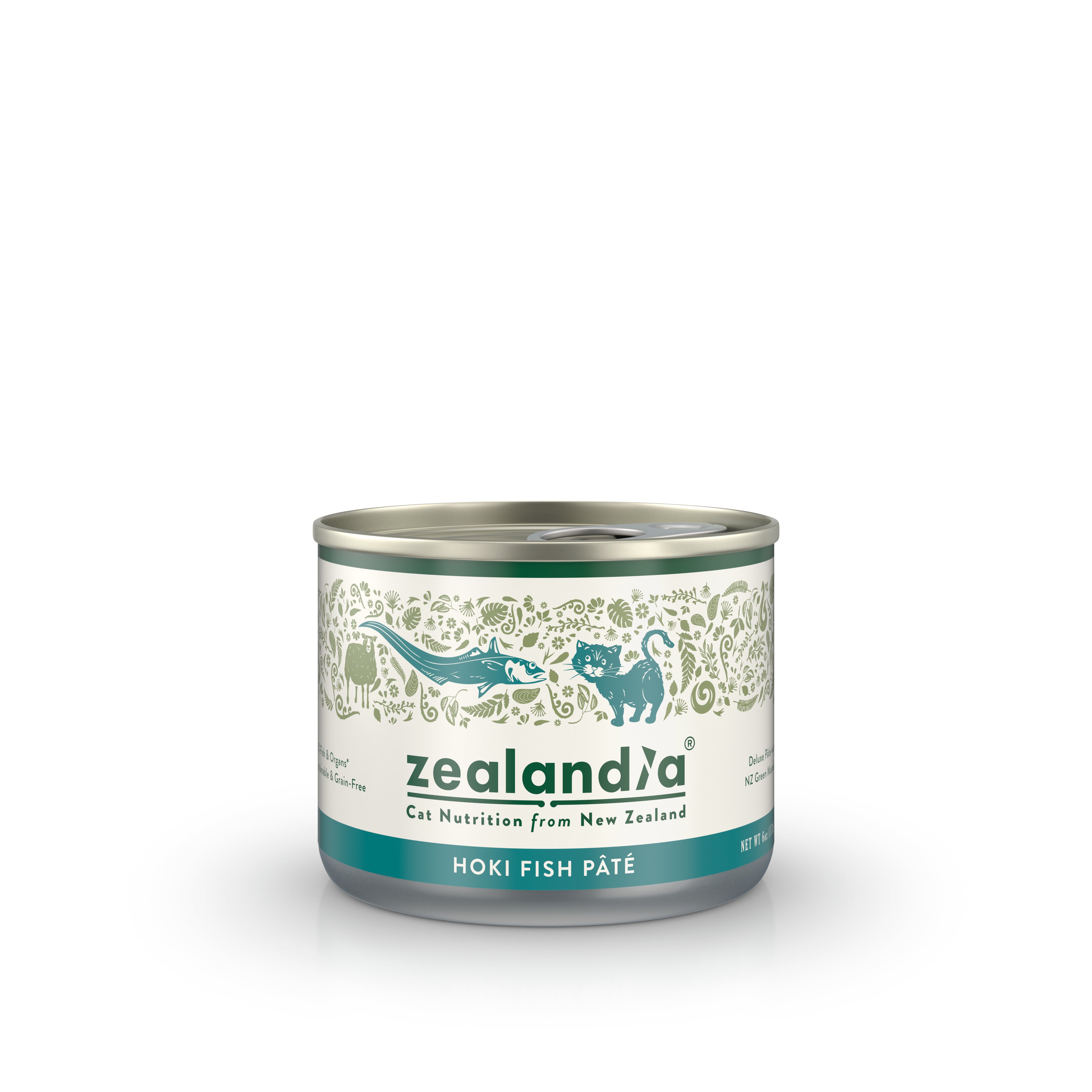 Zealandia Hoki Fish Pâté Wet Cat Food (USA)