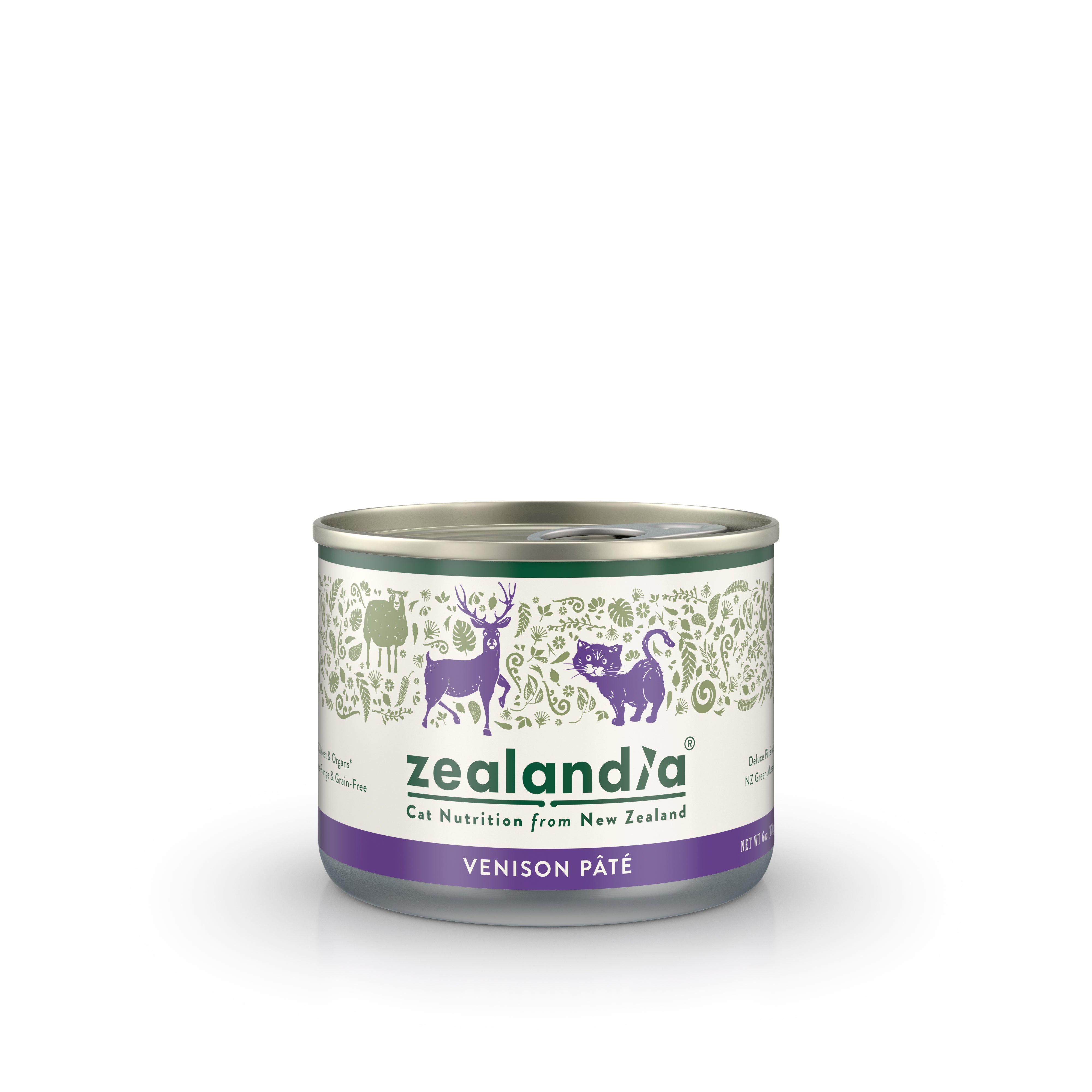 Zealandia Venison Pâté Wet Cat Food (USA)