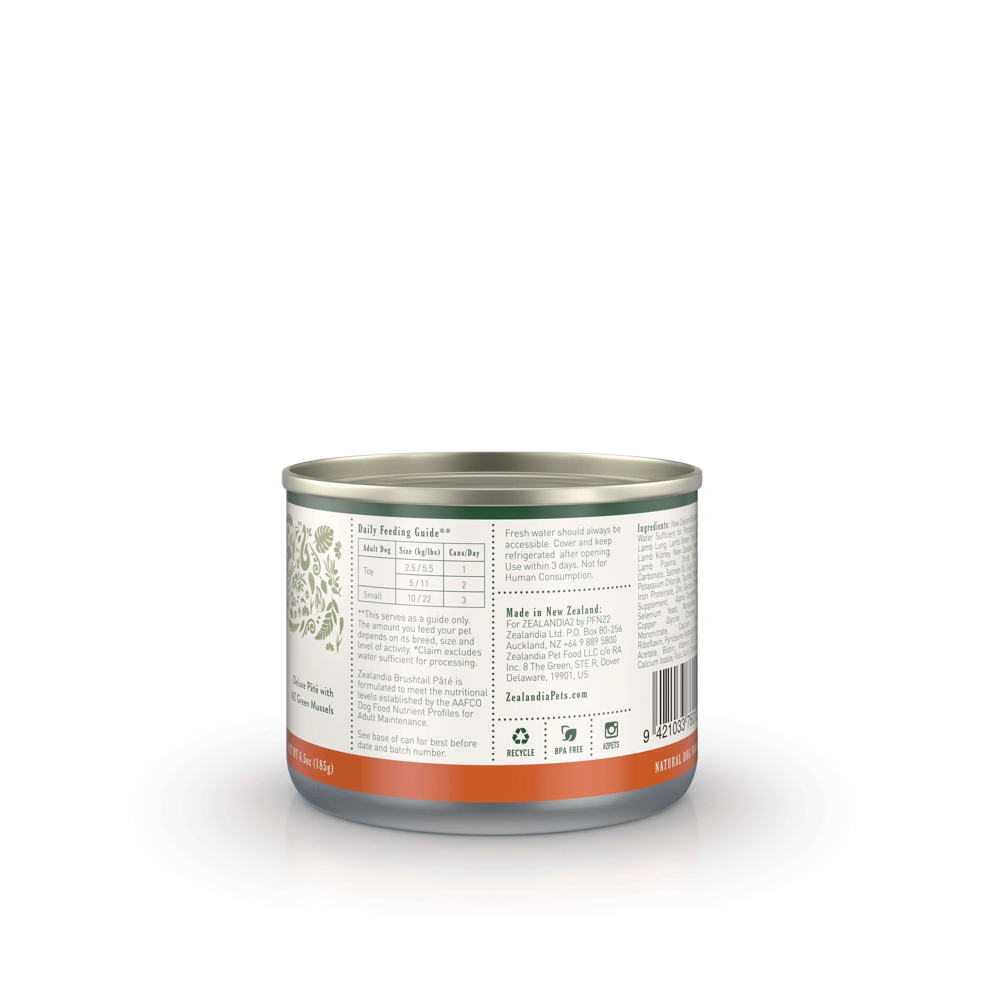 Zealandia Brushtail Pâté Wet Dog Food (USA) – Zealandia - Pet