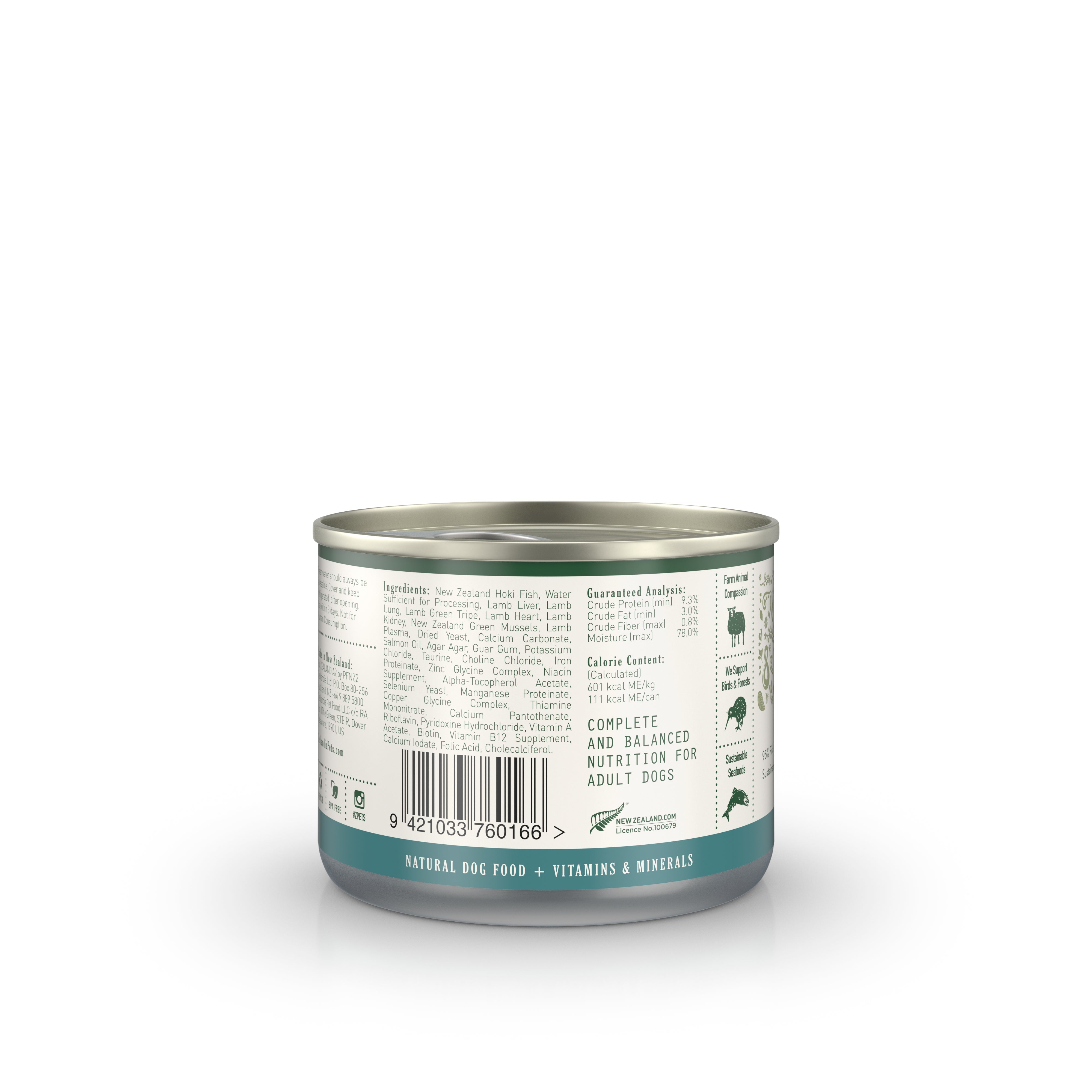 Zealandia Hoki Fish Pâté Wet Dog Food (USA) – Zealandia - Pet
