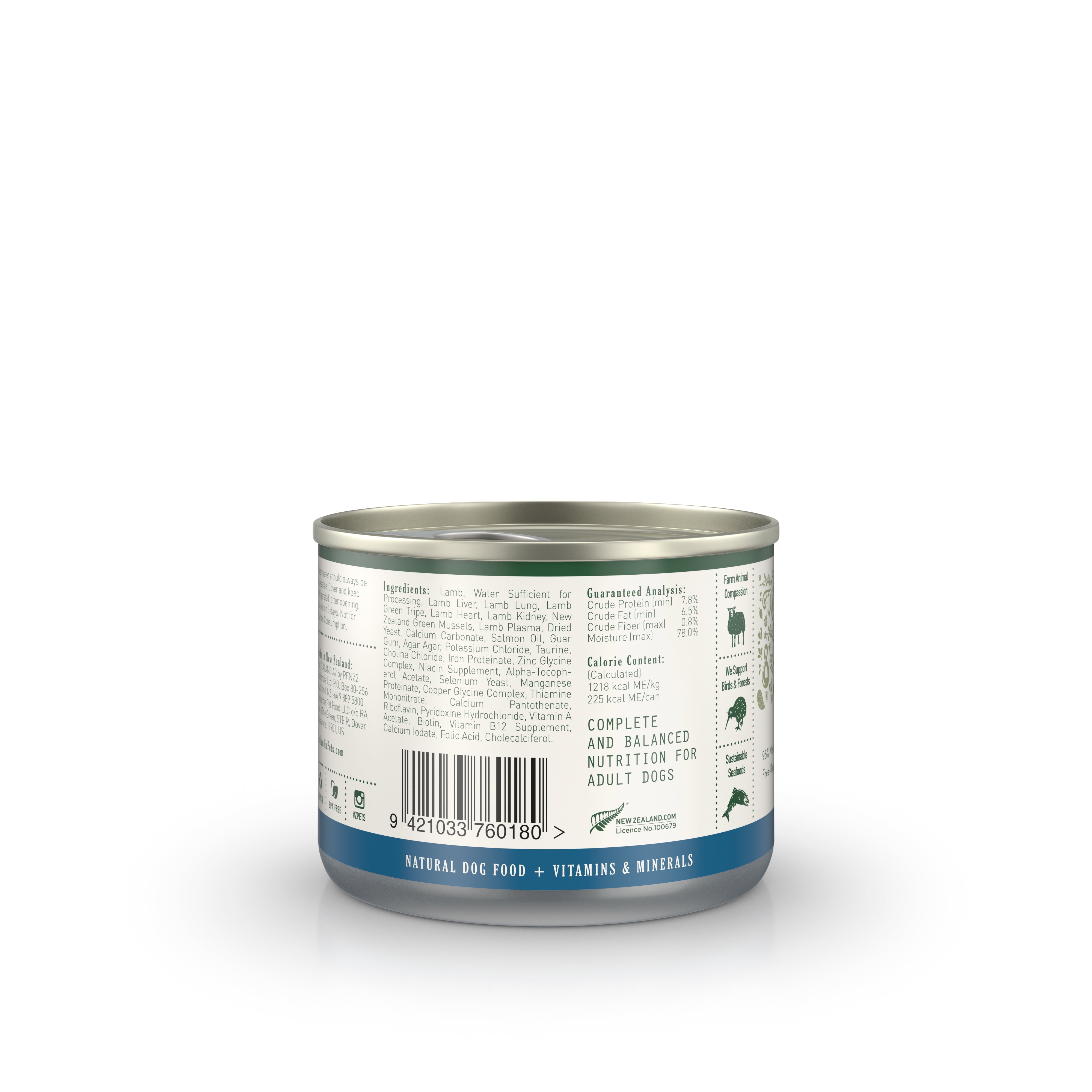 Zealandia Lamb Pâté Wet Dog Food (USA) – Zealandia - Pet Nutrition