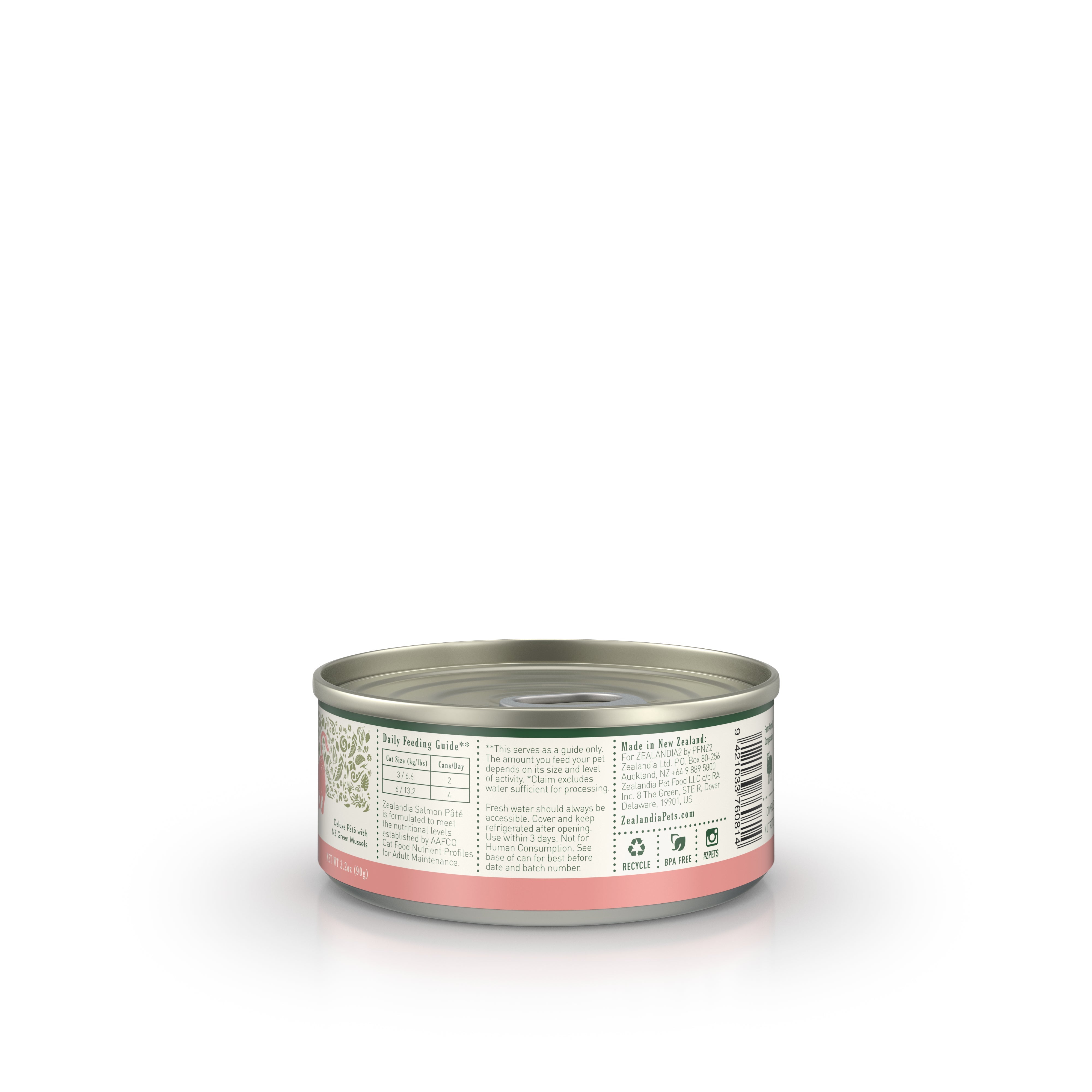 Zealandia Salmon Pâté Wet Cat Food (USA) – Zealandia - Pet