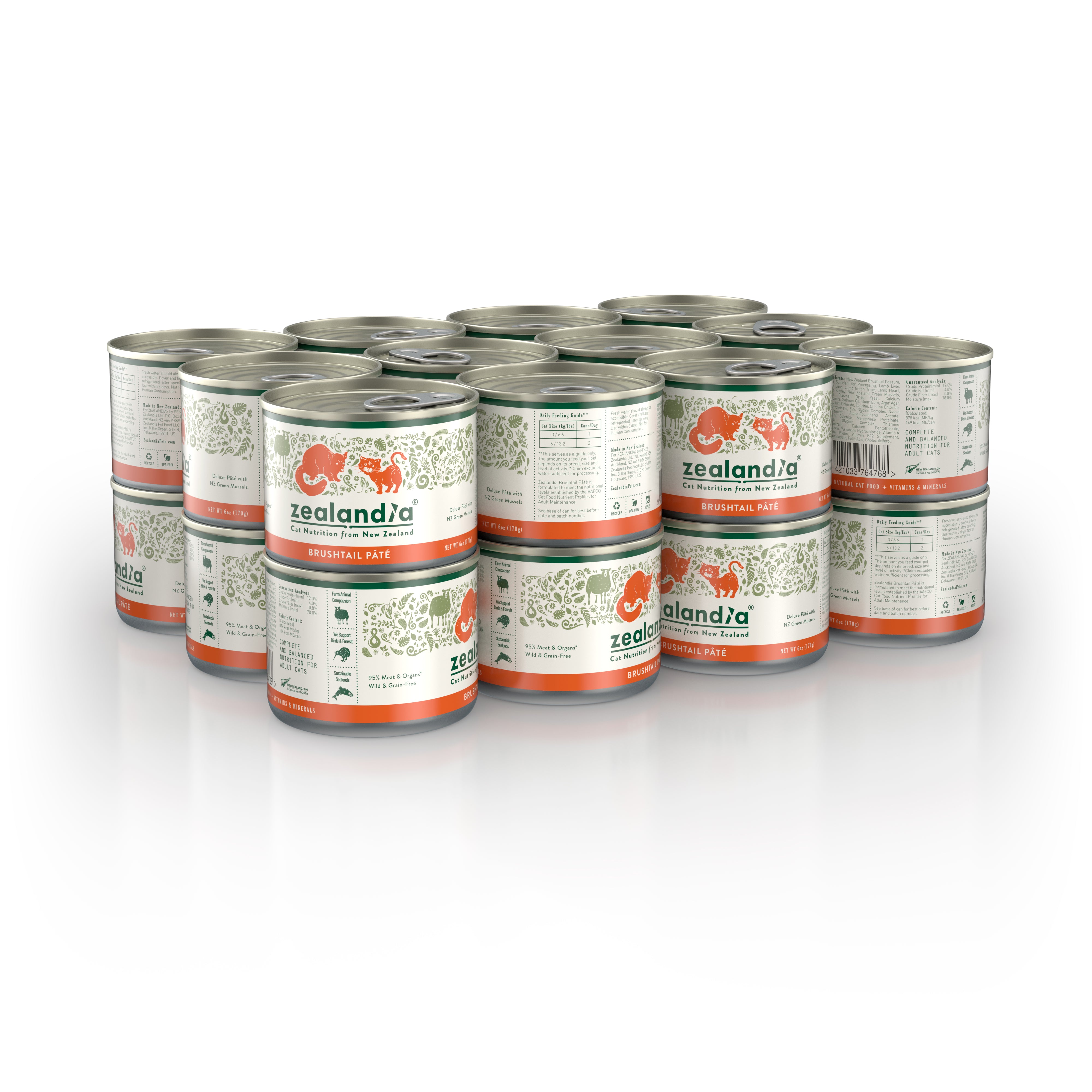 Zealandia Brushtail Pâté Wet Cat Food (USA)