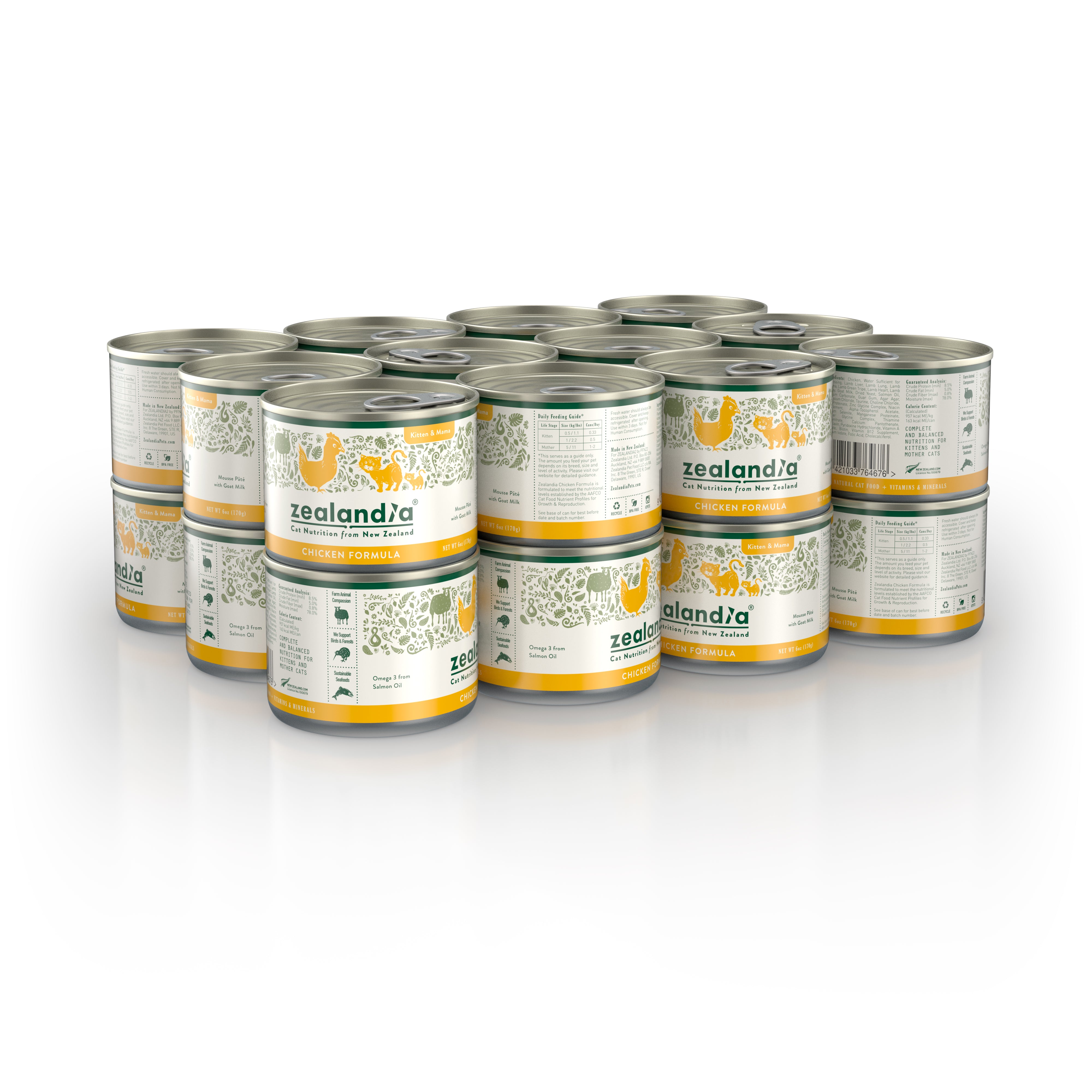 Zealandia Chicken Mousse Pâté Kitten Formula (USA)