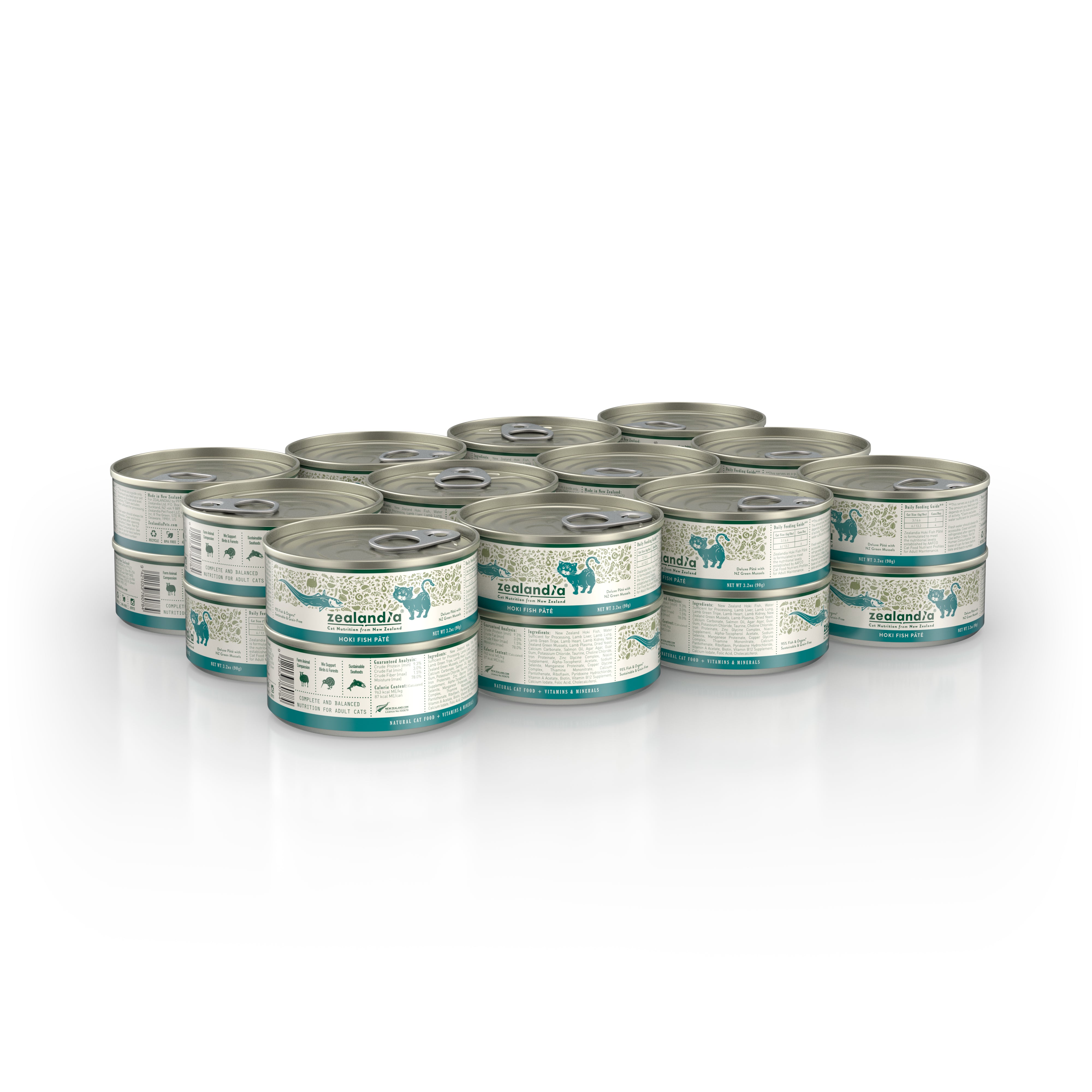 Zealandia Hoki Fish Pâté Wet Cat Food (USA)