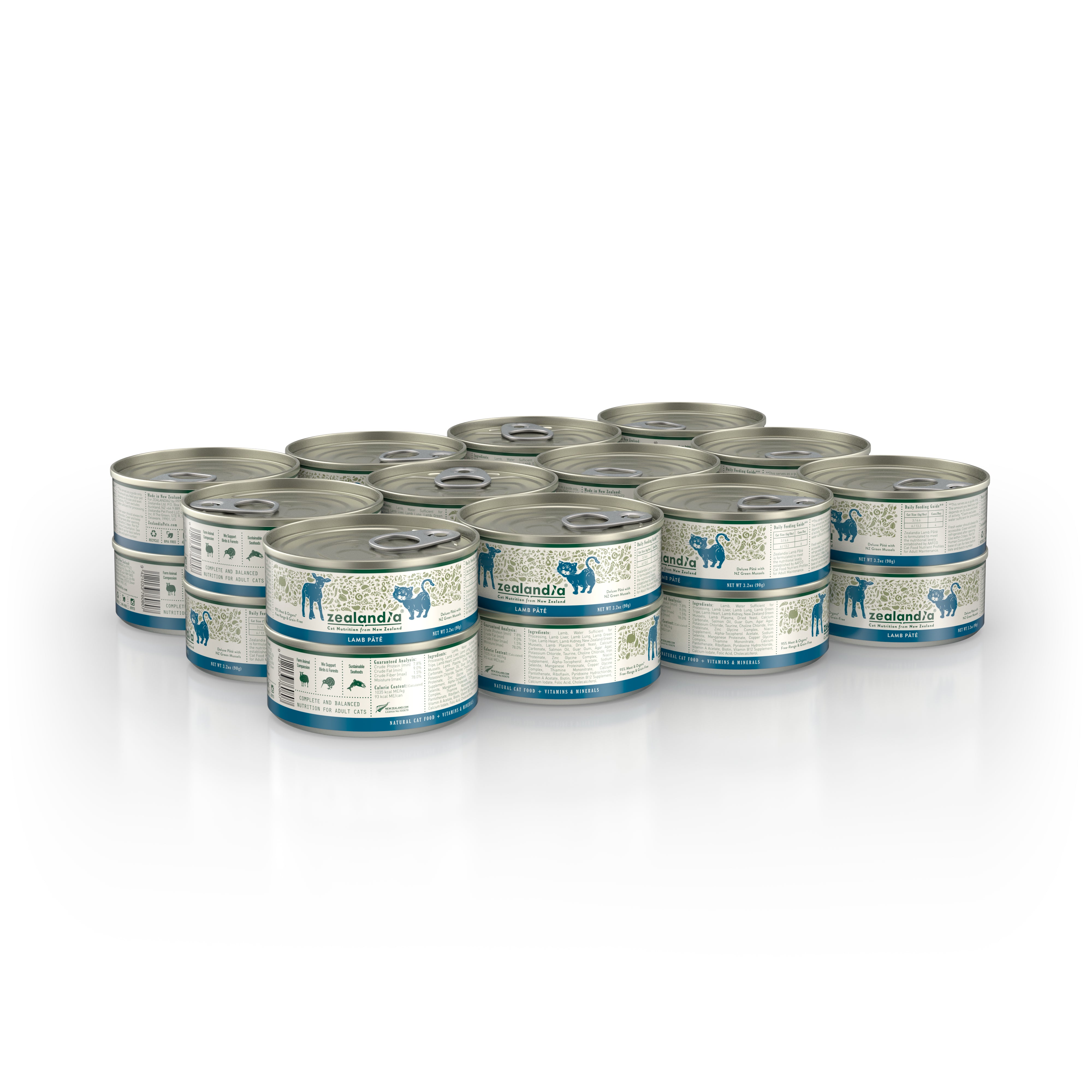 Zealandia Lamb Pâté Wet Cat Food (USA)