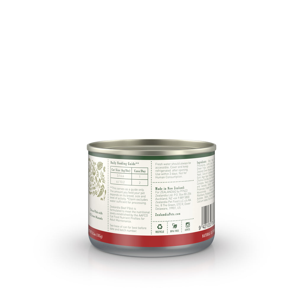 Zealandia Beef Pâté Wet Cat Food