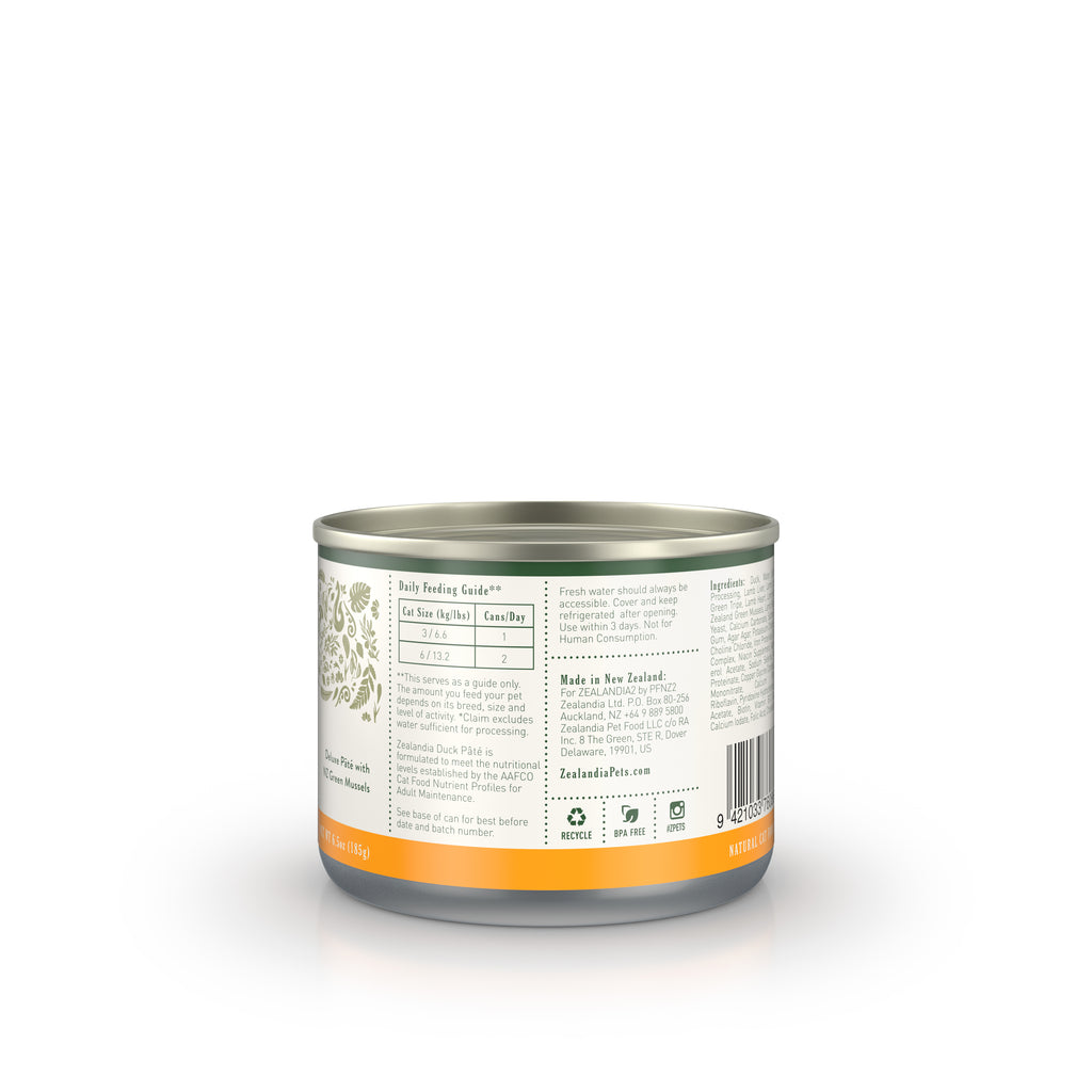 Zealandia Duck Pâté Wet Cat Food