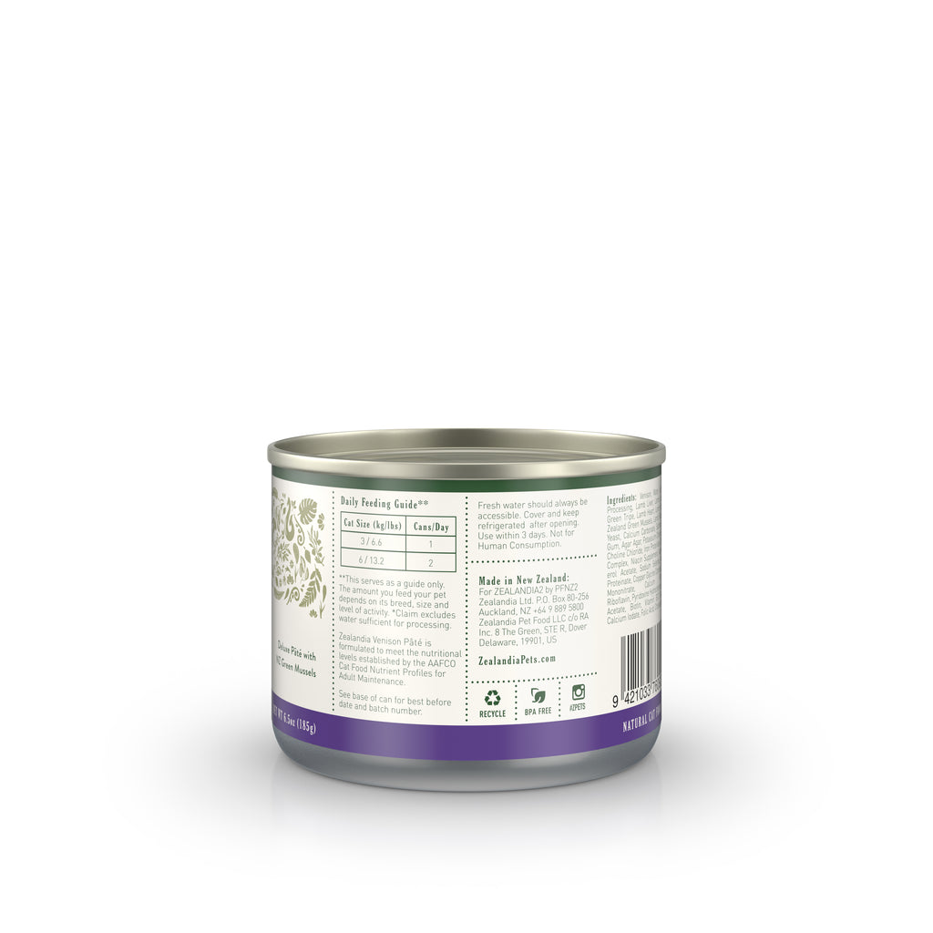 Zealandia Venison Pâté Wet Cat Food