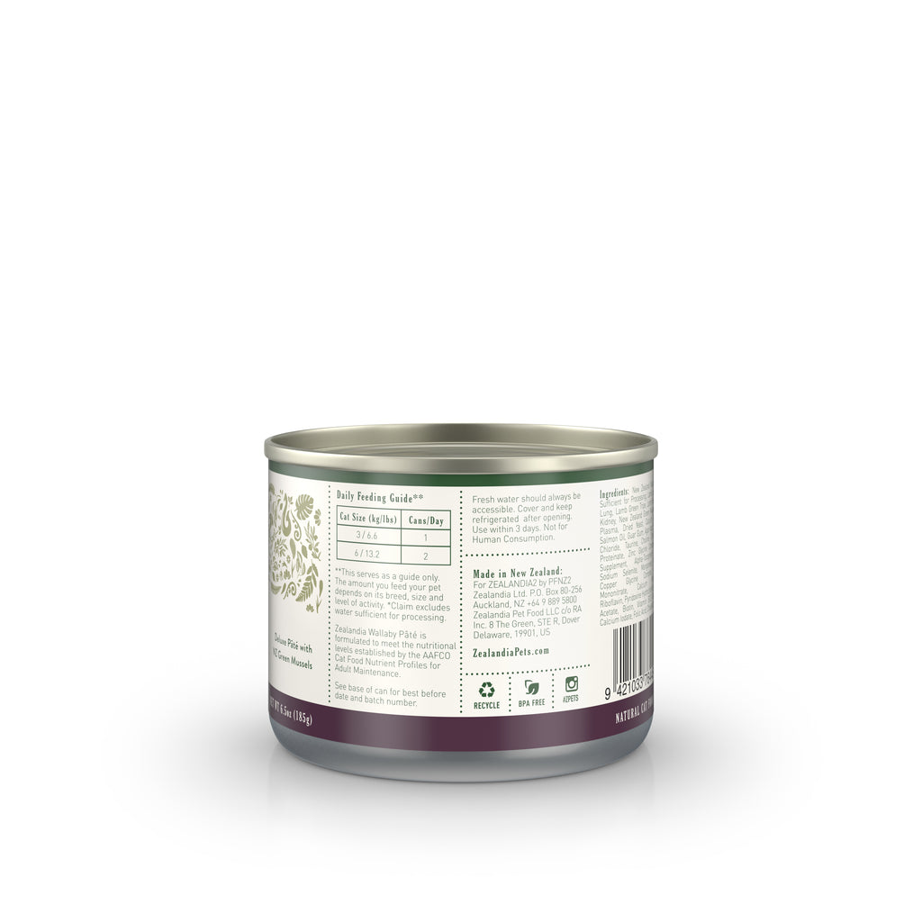 Zealandia Wallaby Pâté Wet Cat Food