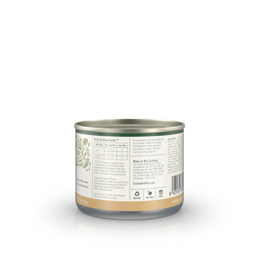 Zealandia Goat Pâté Wet Dog Food