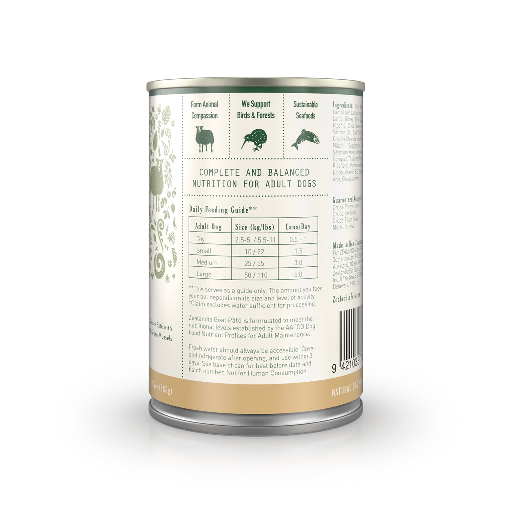 Zealandia Goat Pâté Wet Dog Food