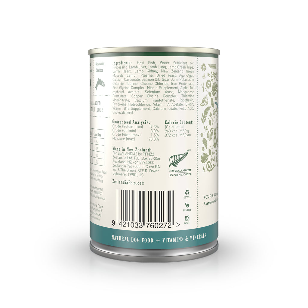 Zealandia Hoki Fish Pâté Wet Dog Food