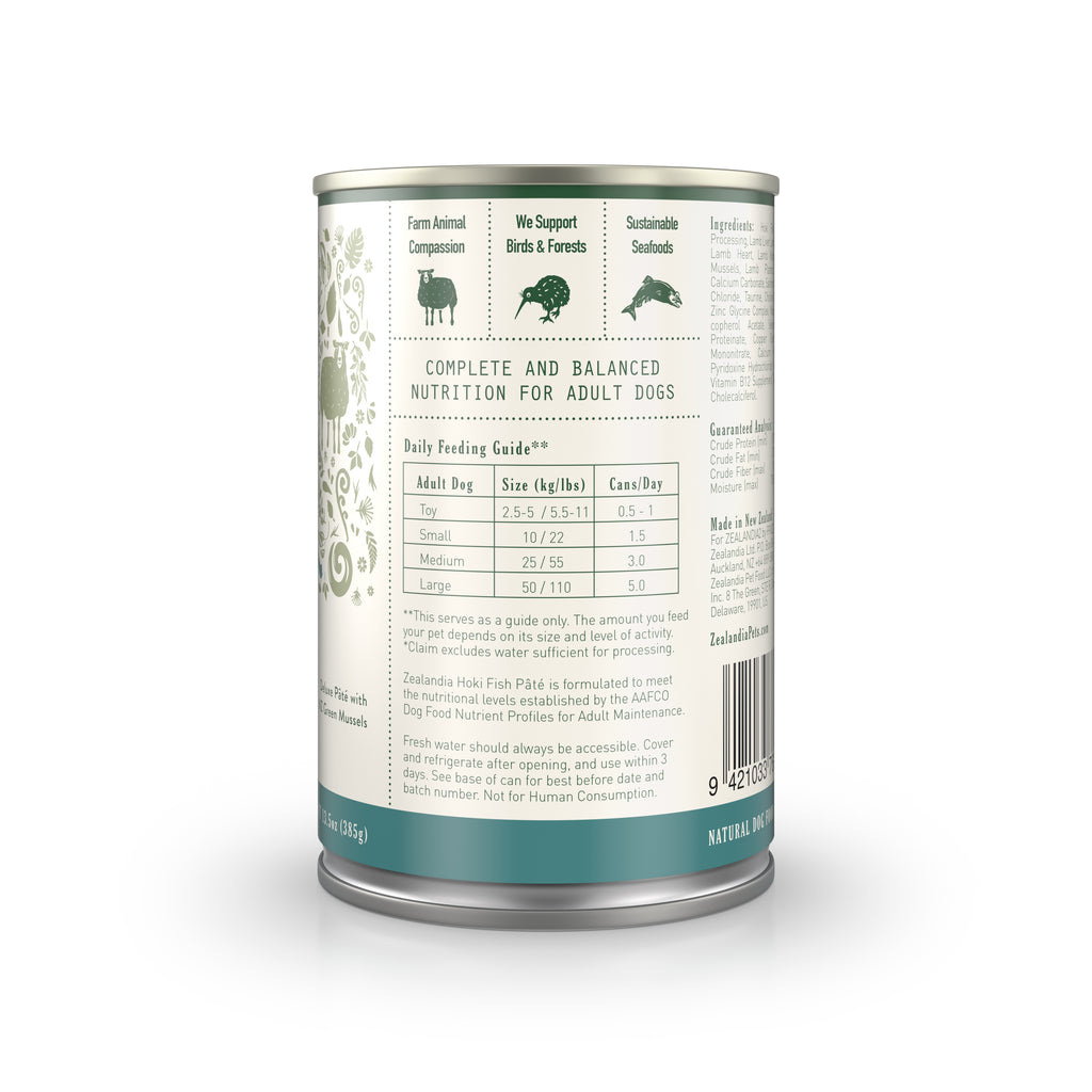 Zealandia Hoki Fish Pâté Wet Dog Food